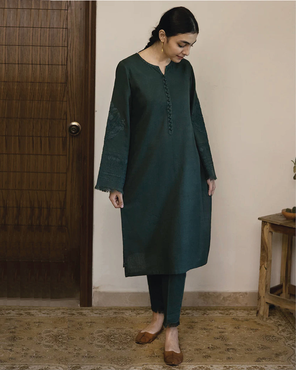 Empire Green | 2-Piece Stitched Suit