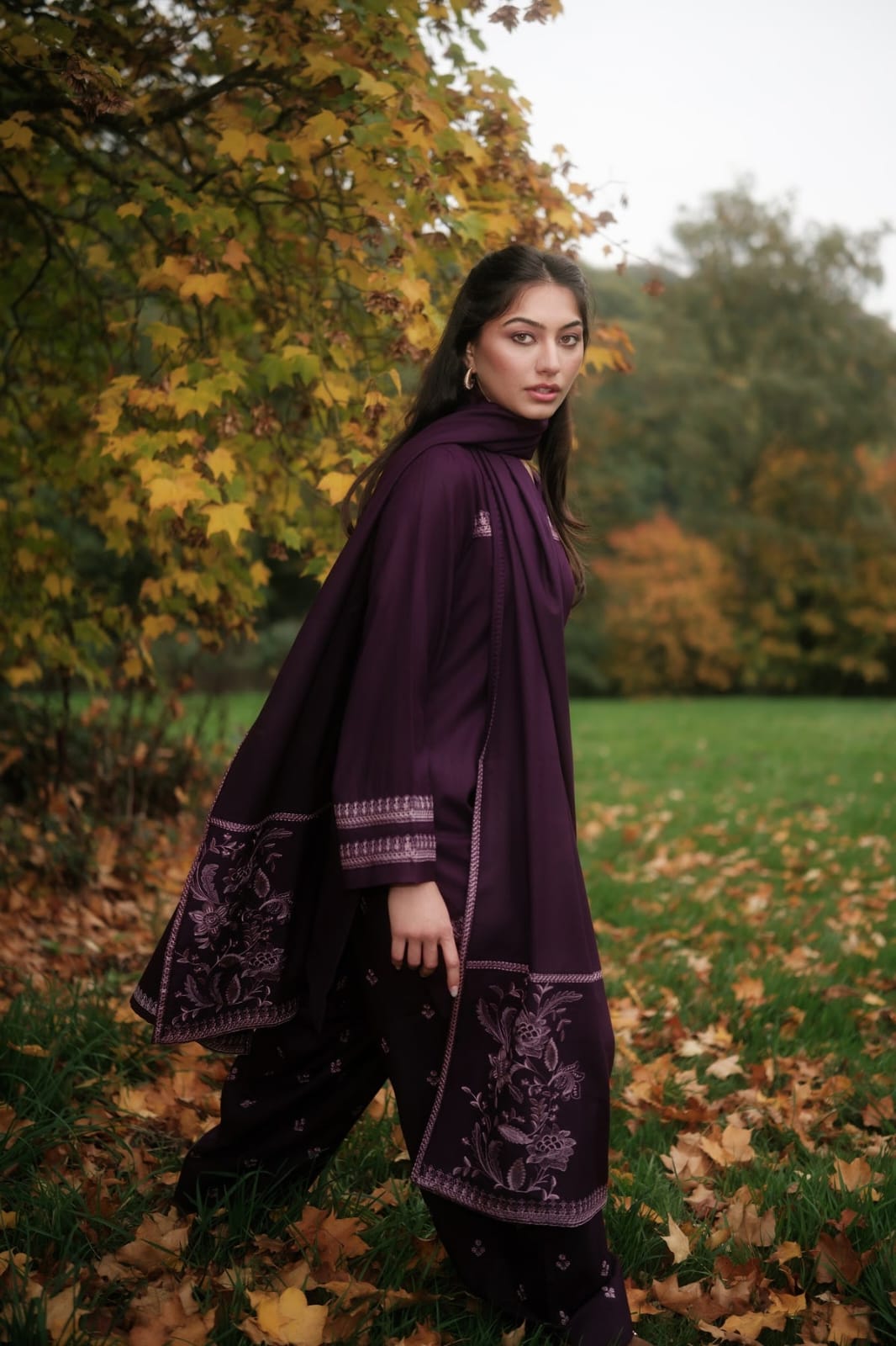 Purple 3 piece outfit