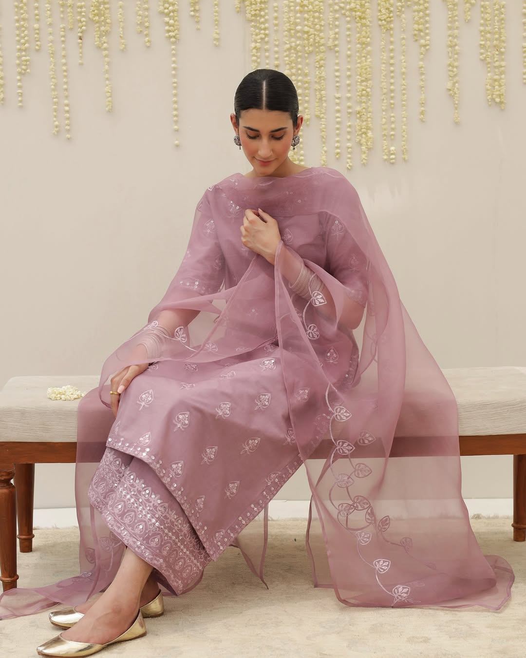 Lilac Danak light purple (same shawal)