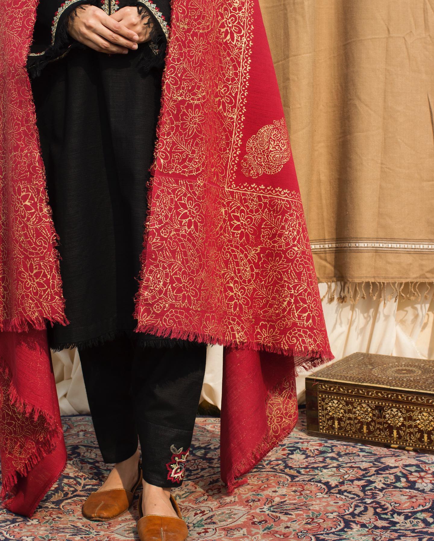 Black Stone Khaddar 2-Piece