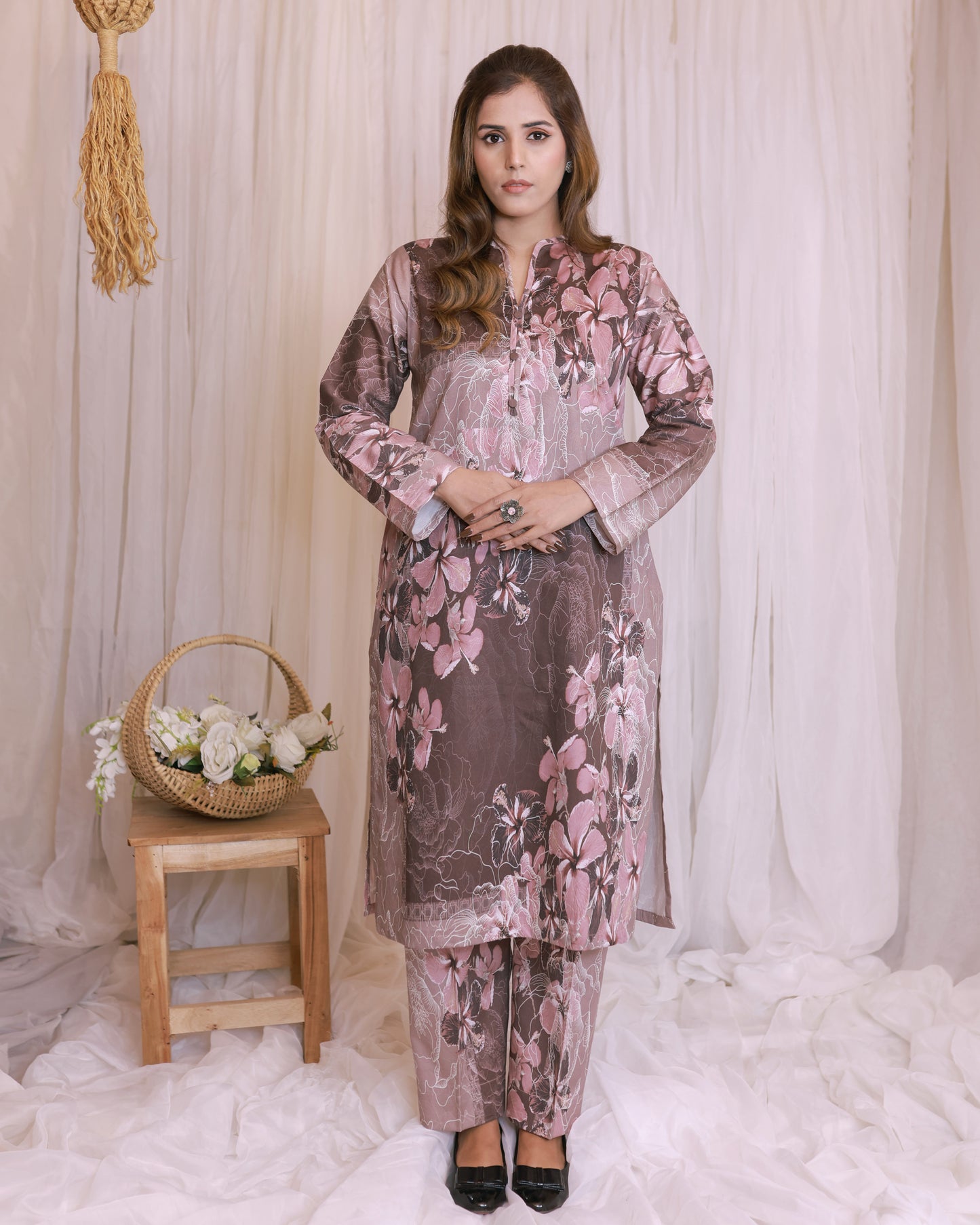 Khaddar 2-piece Stitched Dress