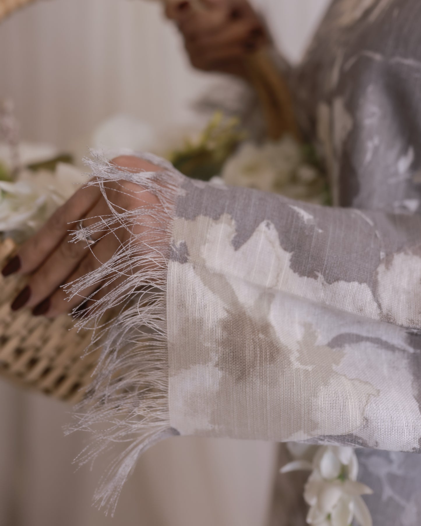 Gray Khaddar 2-piece Stitched Dress