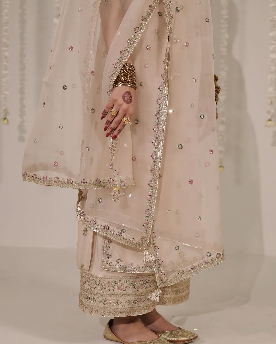 Beige Eid Arrival Stitched 3-Piece