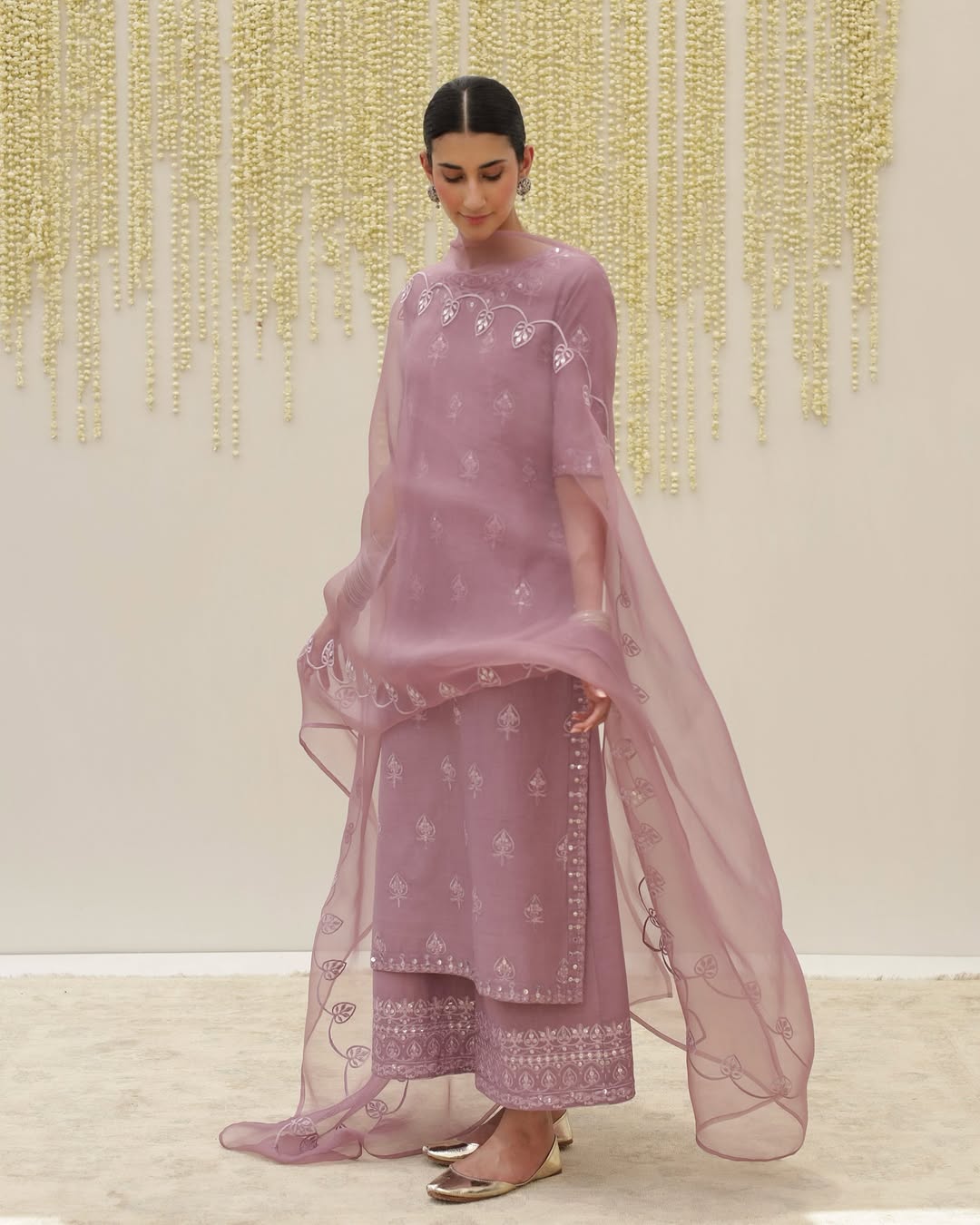 Lilac 💝 Cotton Stitched Dress