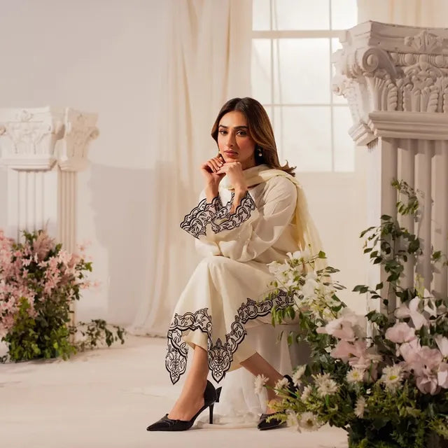 Classic Contrast Stitched outfit