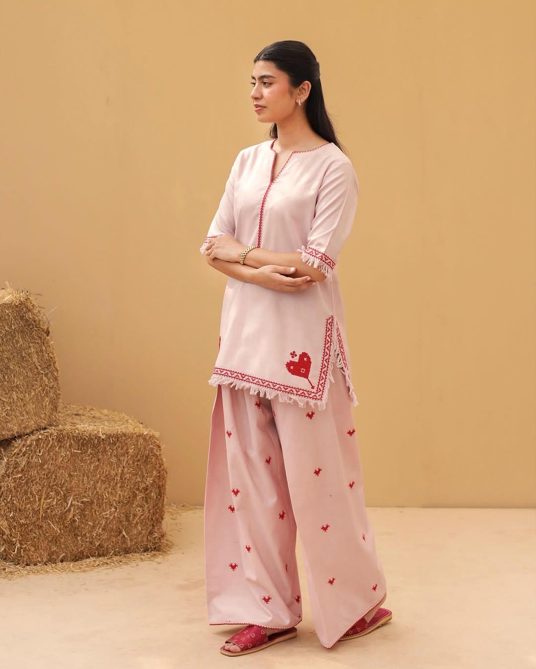 Baby pink (3piece) outfit