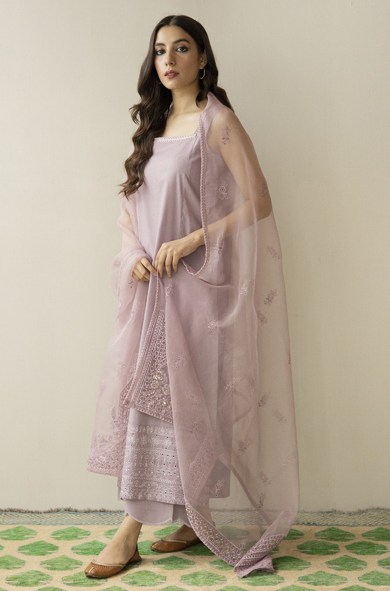 Sha-e-Roz Full Sleeve's Stitched Outfit