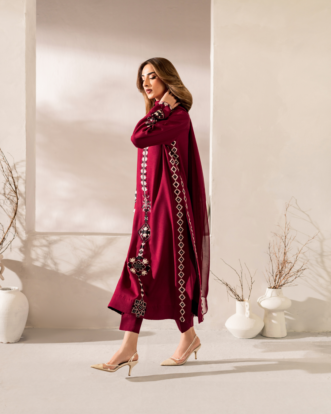 Rosina 3-piece Stitched outfit