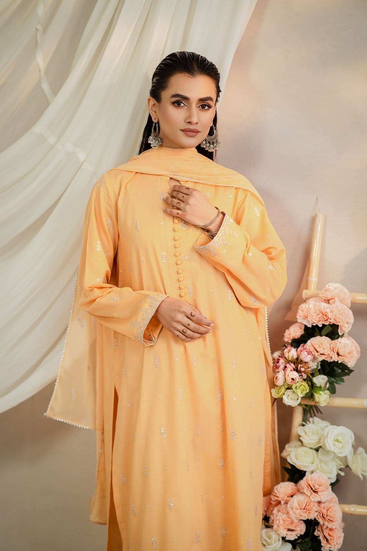 Rang-ja |3-piece Stiched Dress Eid Arrival