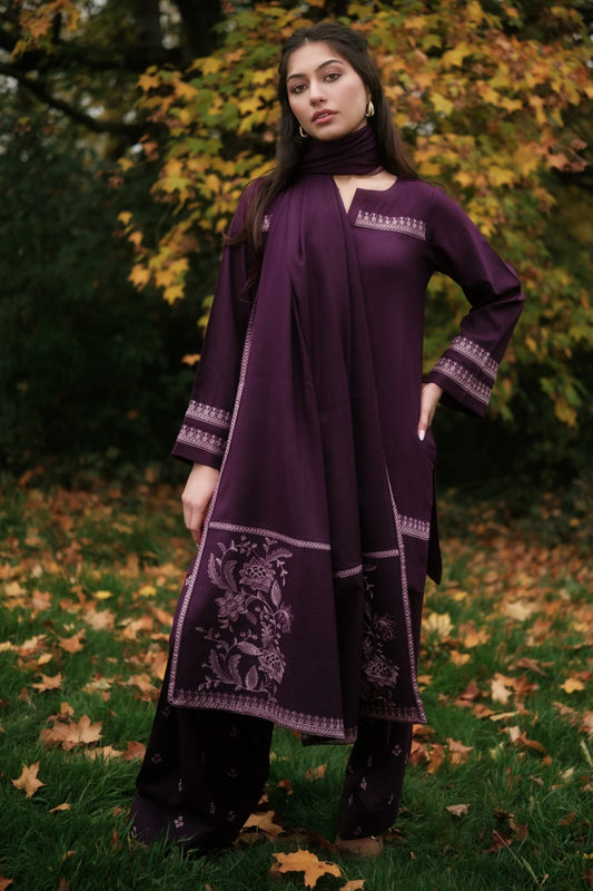 Purple 3 piece outfit