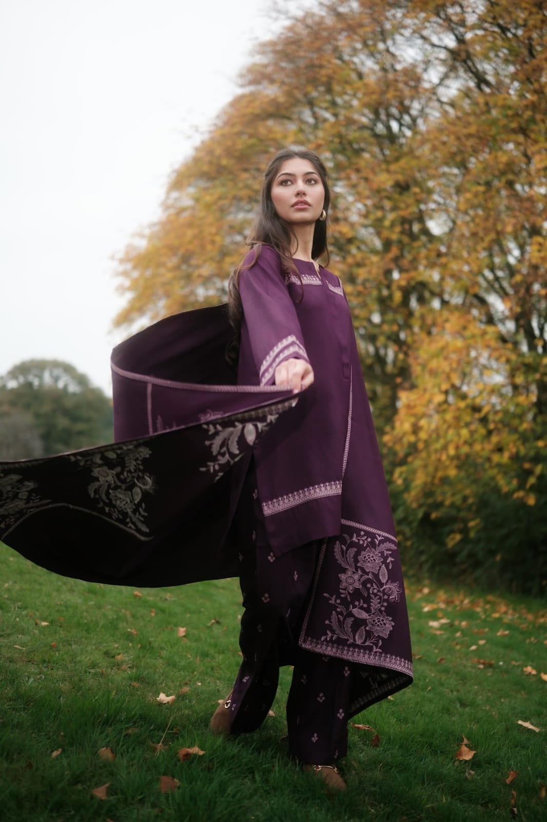 Purple 3 piece outfit