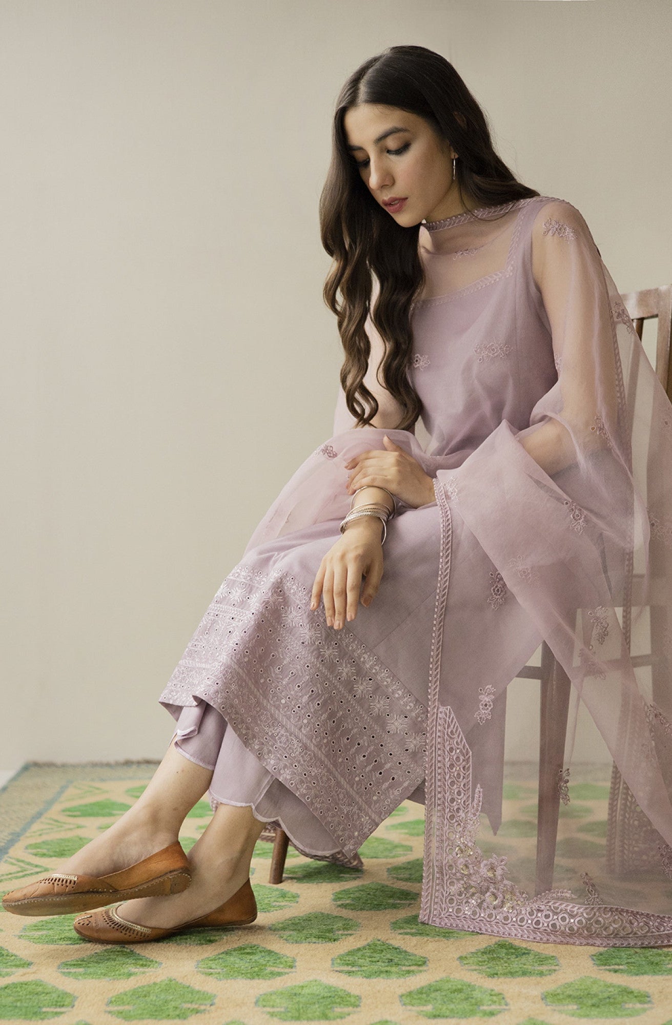 Sha-e-Roz Full Sleeve's Stitched Outfit