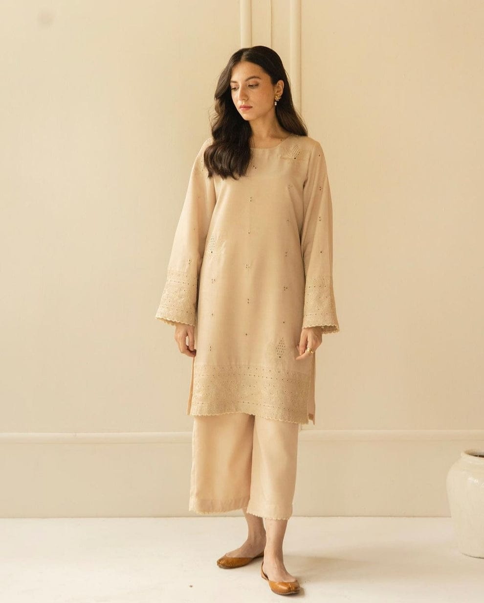 Beige Lawn Stitched 3-Piece Summer Arrival's