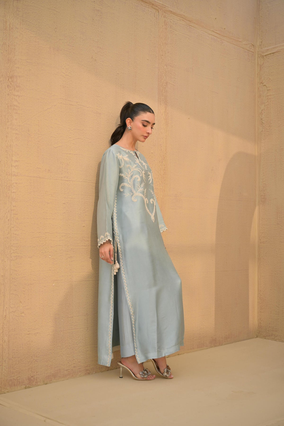 Light Sky 3-piece Stitched outfit