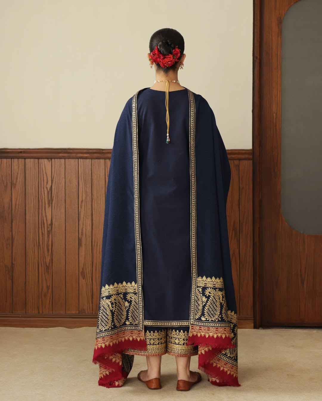 Blue Berry Full Sleeve 3-piece Stiched Dress
