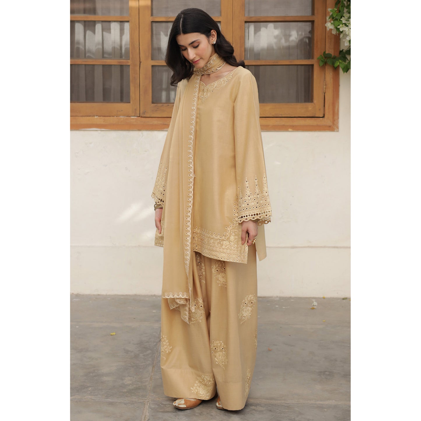 Caramel Stitched Outfit