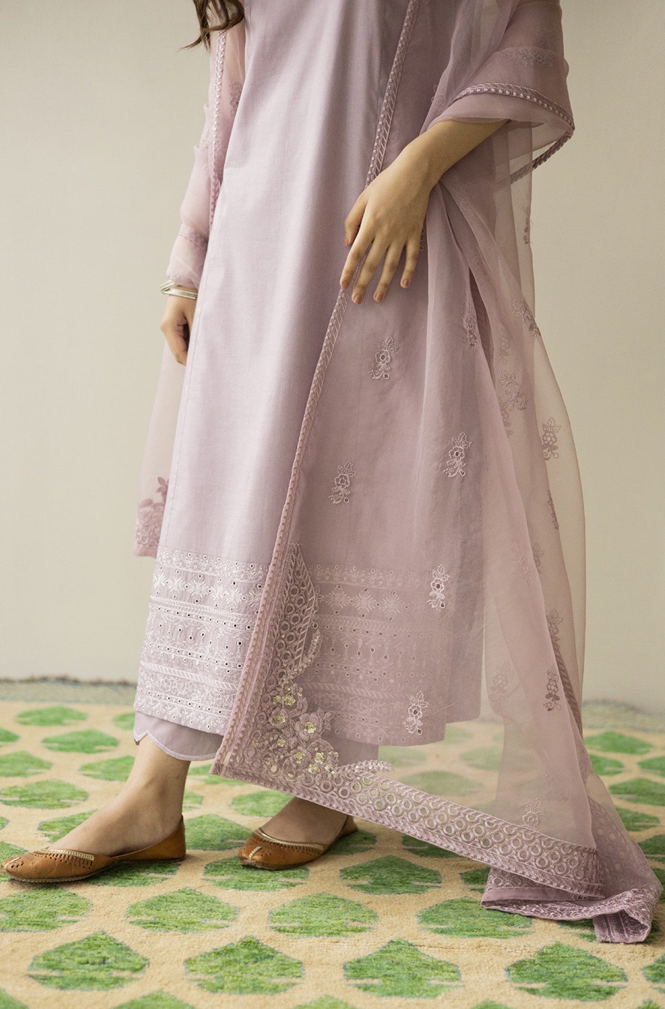 Sha-e-Roz Full Sleeve's Stitched Outfit