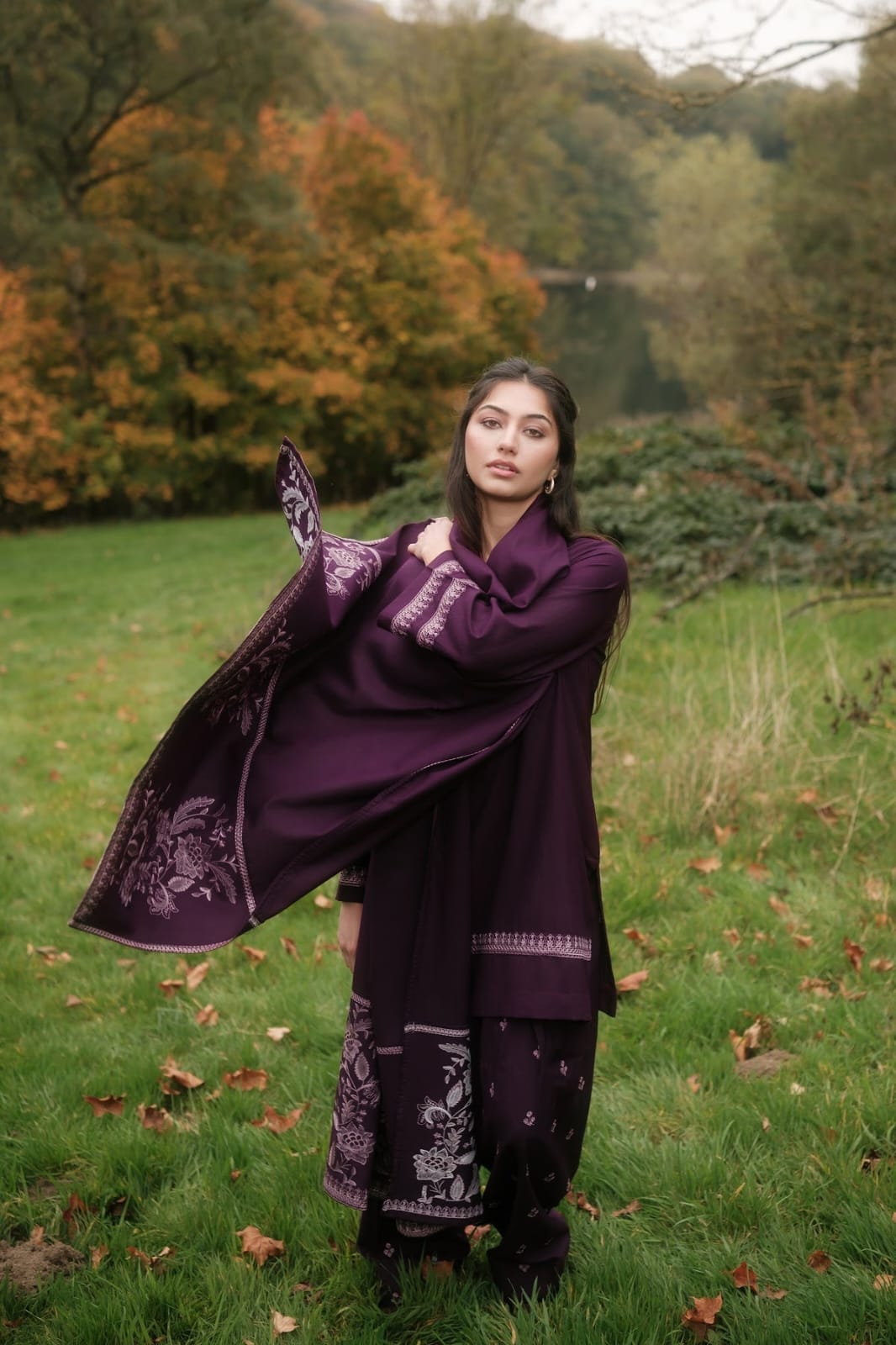 Purple 3 piece outfit