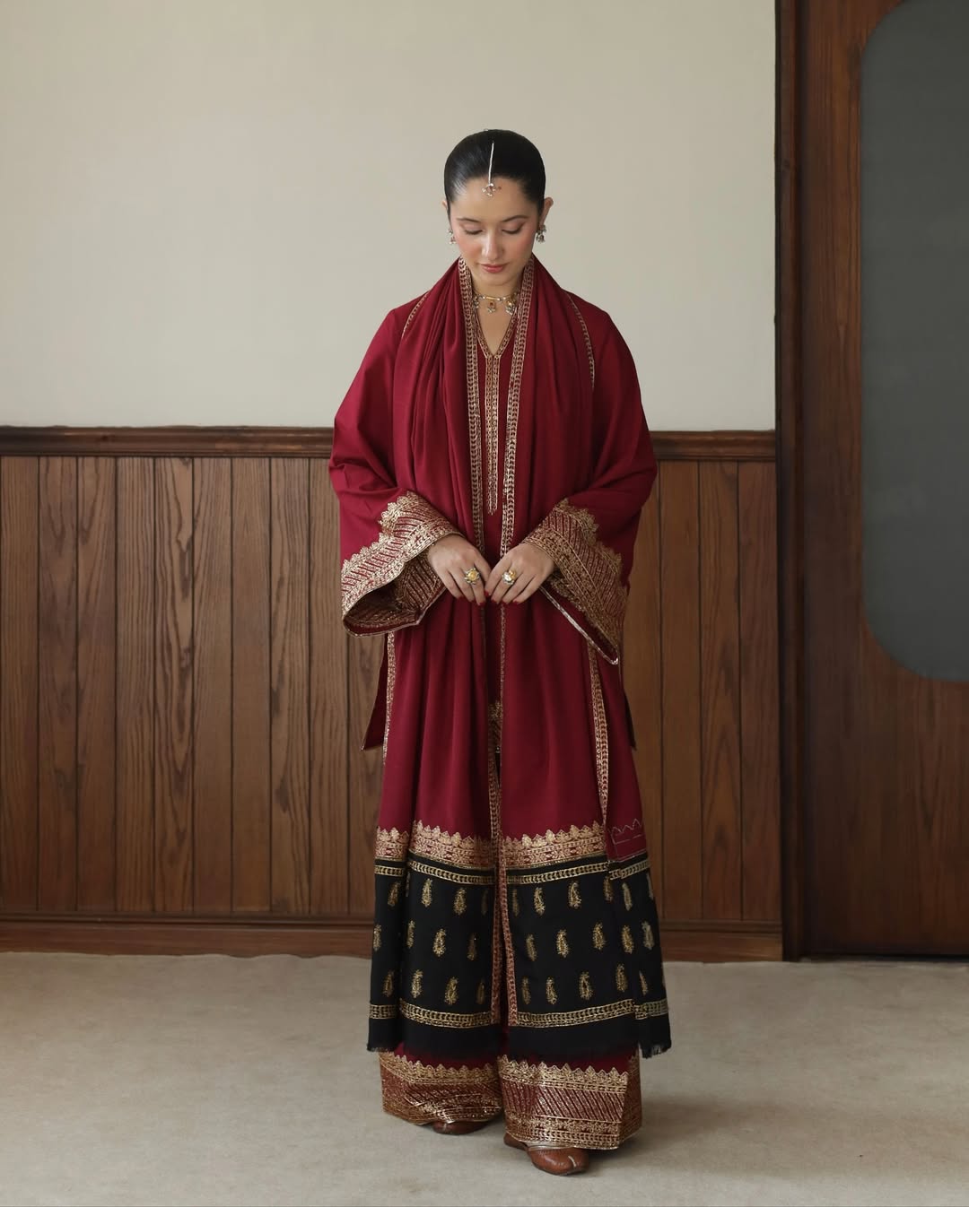 Mehroon Mystic ♥️ Embroidered outfit