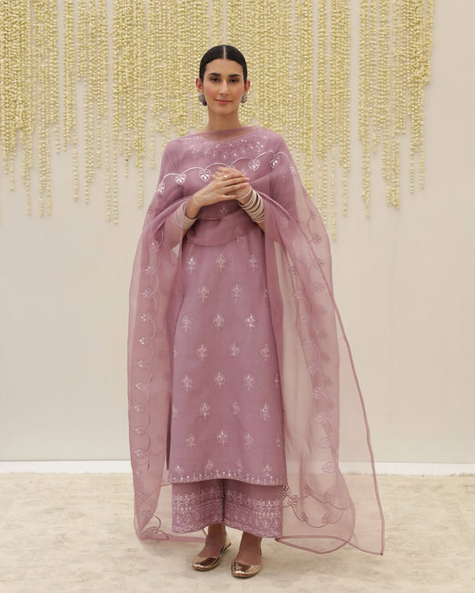 Lilac 💝 Cotton Stitched Dress