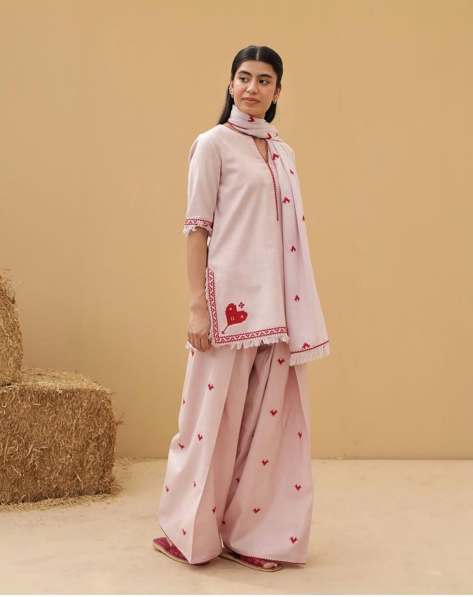 Baby pink (3piece) outfit