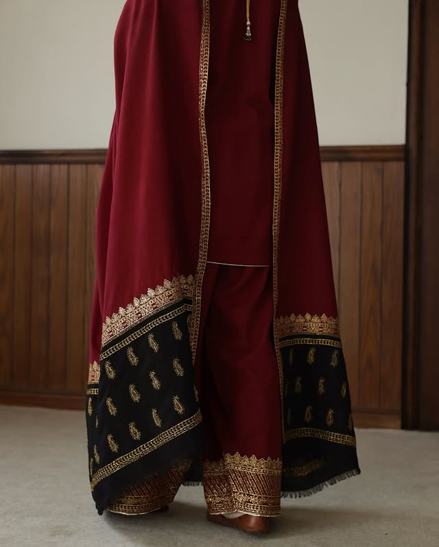 Mehroon Mystic ♥️ Embroidered outfit