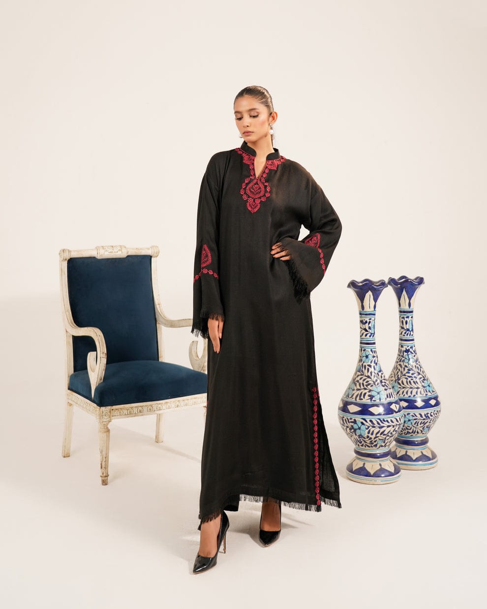 Black Stone (3-piece) Stitched outfit