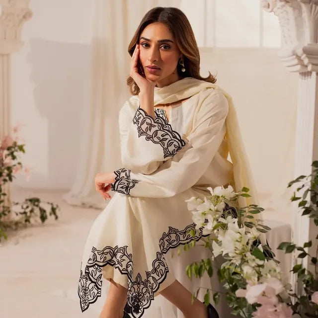 Classic Contrast Stitched outfit