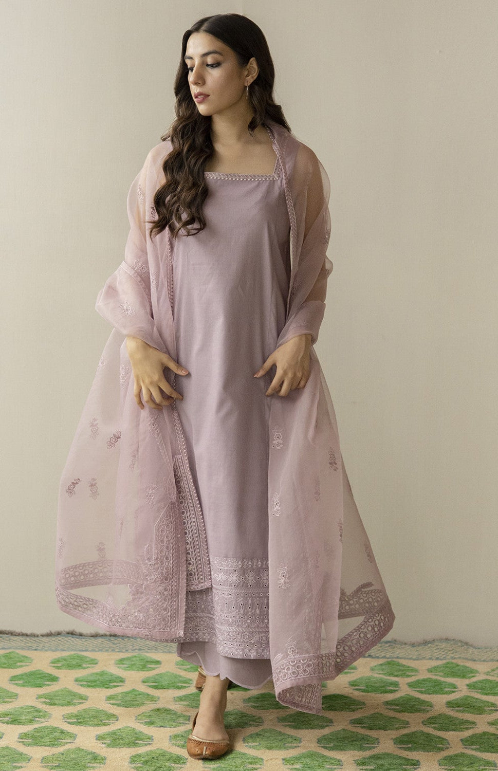 Sha-e-Roz Full Sleeve's Stitched Outfit