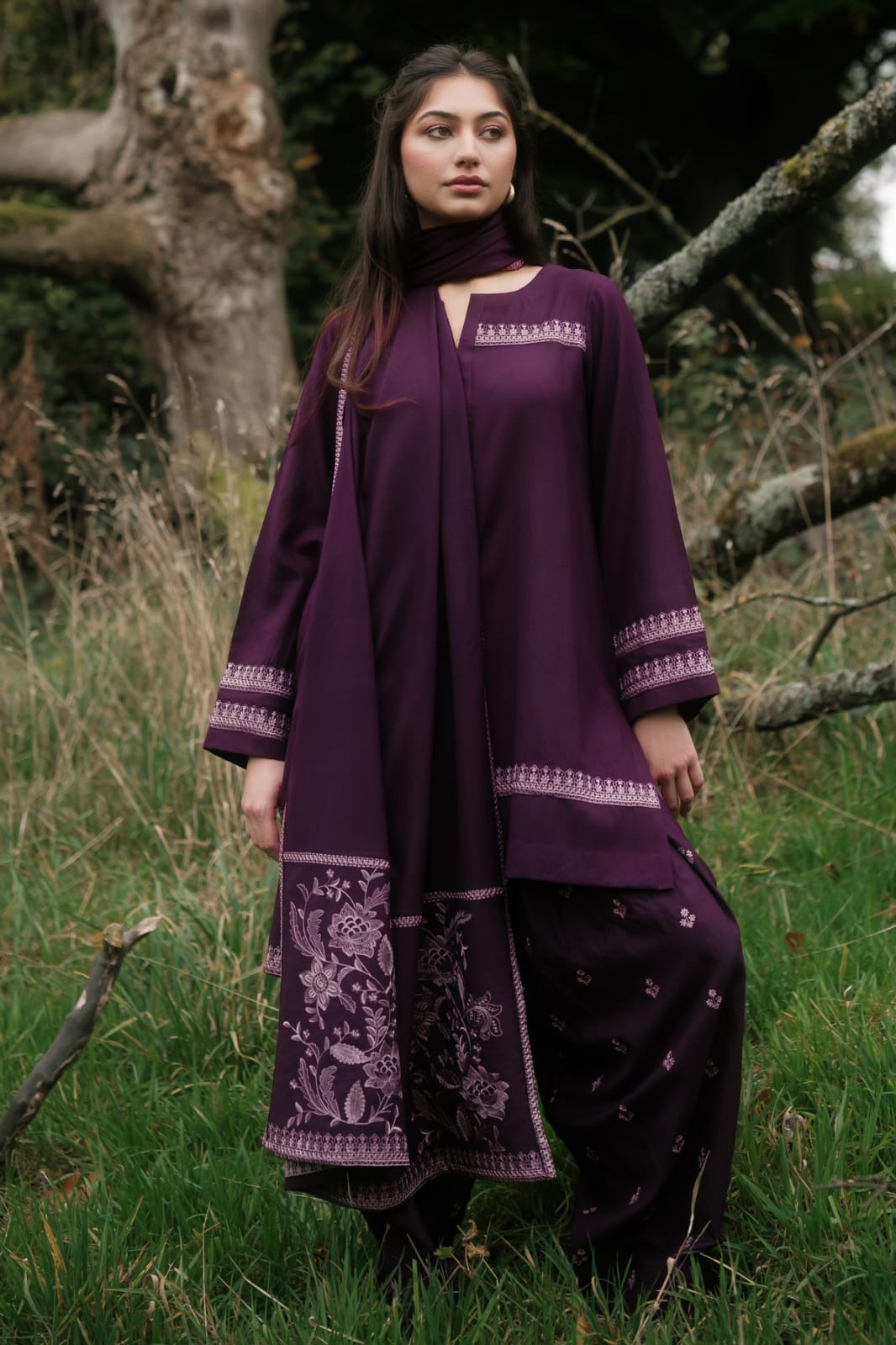 Purple 3 piece outfit